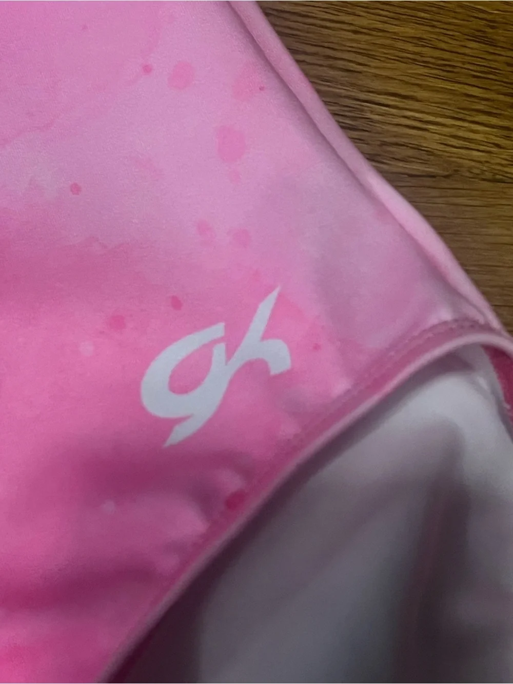 New  pink GKids Blush Bows Tank Leotard gymnastics tumble dance leotard sz CM